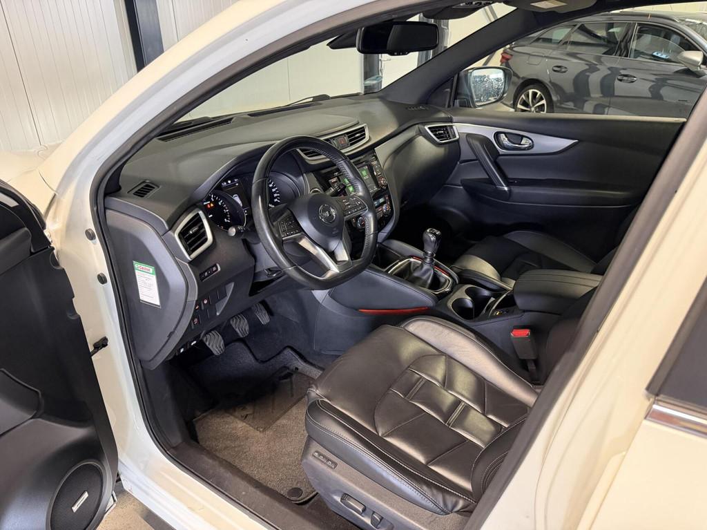 Nissan Qashqai 1.3 DIG-T Tekna + Bose Leer Carplay Camera, Voorwielaandrijving, 687 kg, Gebruikt, Euro 6