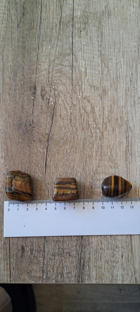 Tijgeroog Trommelstenen (2-3 cm) - Gepolijst, Verzamelen, Mineralen en Fossielen, Ophalen of Verzenden