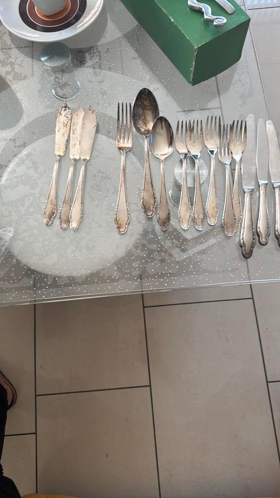 Verzilverd bestek van Sola Holland, Antiek en Kunst, Antiek | Bestek, Ophalen of Verzenden