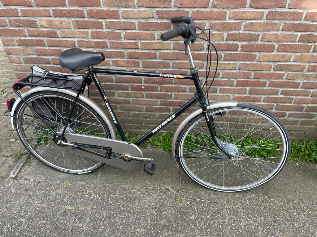 Heren fiets, Fietsen en Brommers, Fietsen | Heren | Herenfietsen, Gebruikt, Versnellingen, 61 tot 65 cm, Ophalen