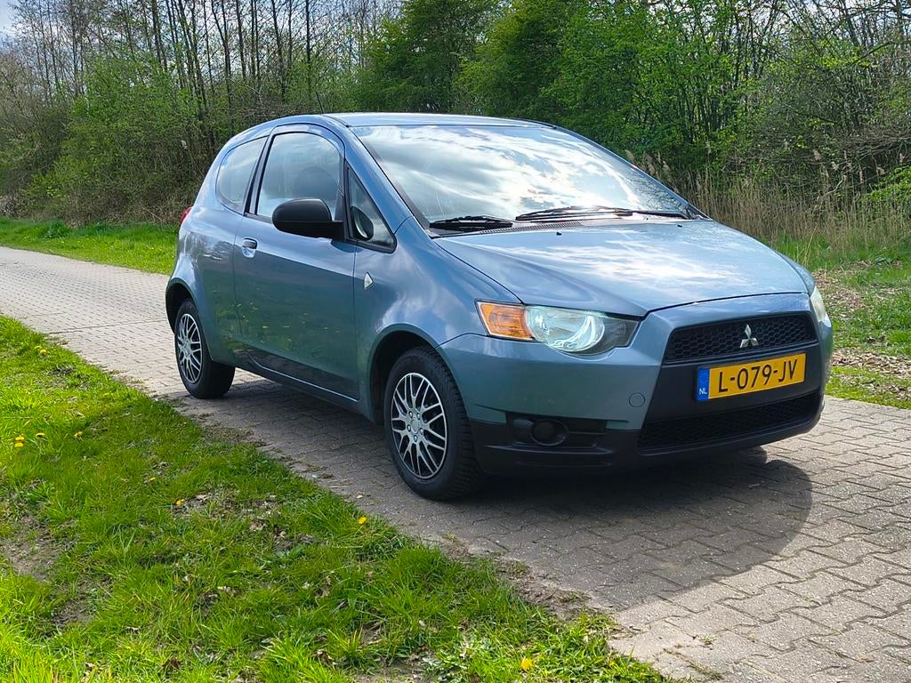Mitsubishi Colt 1.1 12v 75pk Cleartec 3D 2009 Blauw, Voorwielaandrijving, 74 pk, Blauw, Colt