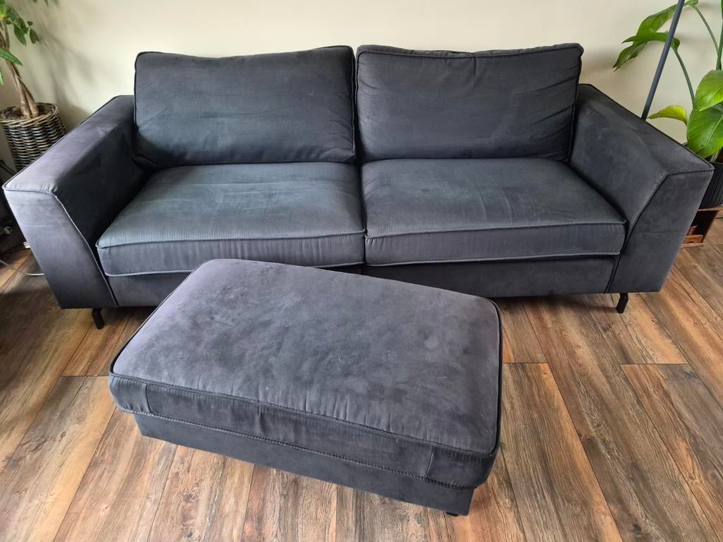 Panola bank en hocker van Profijt Meubel, Ophalen, 75 tot 100 cm