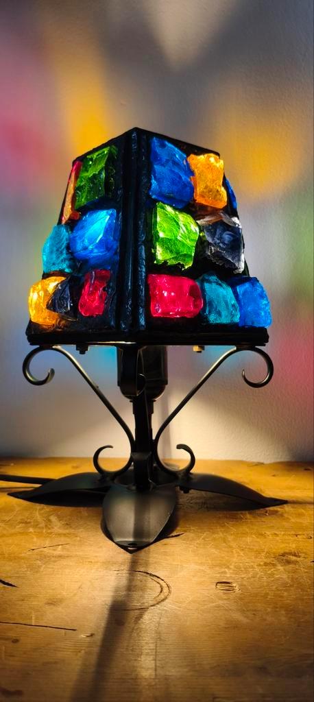 Peter Marsh Nader Brutalistische Tafellamp, 1940-1950, Huis en Inrichting, Lampen | Tafellampen, Ophalen