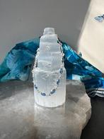 Kyaniet zilver beschermt intuïtie hoge trilling zuivert aura, Met bedels of kralen, Blauw, Nieuw, Ophalen of Verzenden