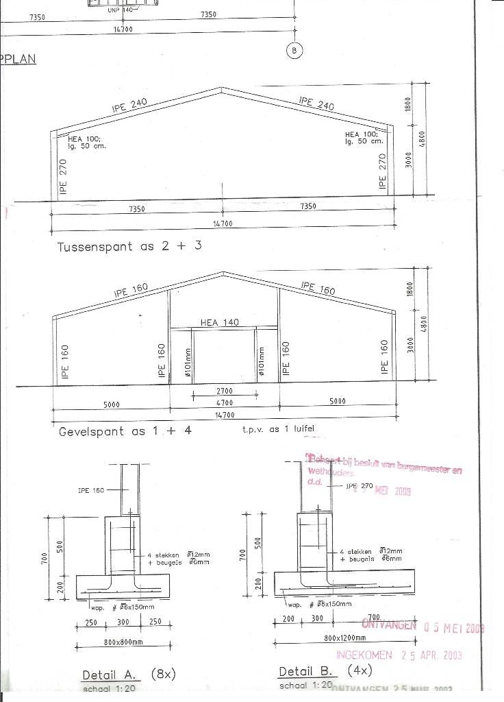 Hal constructie (15 x 15) te koop!, Koop, Opslag of Loods