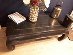 Teak Opium salontafel, 100 tot 150 cm, Ophalen of Verzenden, Zo goed als nieuw, 25 tot 50 cm