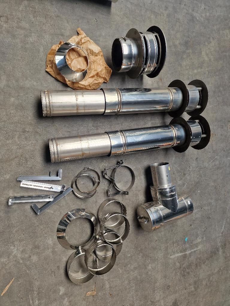 Rookgasafvoer materiaal houtkachel, Ophalen, Hout, Houtkachel