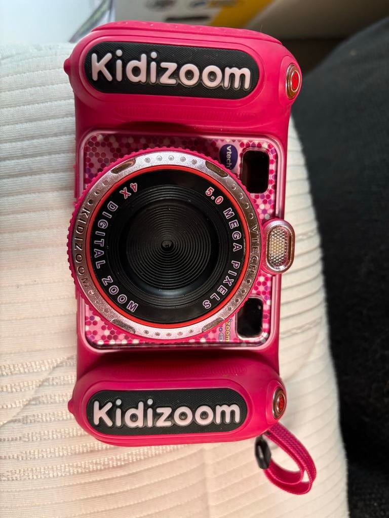 VTech Kidizoom Duo DX kindercamera roze, Audio, Tv en Foto, Fotocamera's Digitaal, Compact, Ophalen of Verzenden, Zo goed als nieuw