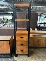 Nieuwe mangohouten boekenkast, Ophalen, 200 cm of meer, Nieuw, 50 tot 100 cm