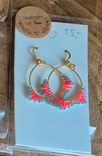 Miyuki kralen oorbellen - handgemaakt, Hangers, Nieuw, Ophalen of Verzenden, Glas