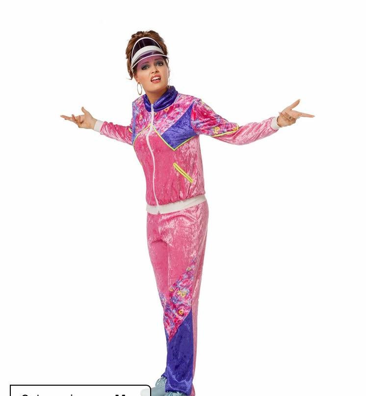 2x Fout Trainingspak roze maat 46, Kleding | Dames, Ophalen of Verzenden, Zo goed als nieuw, Maat 46/48 (XL) of groter, Carnaval