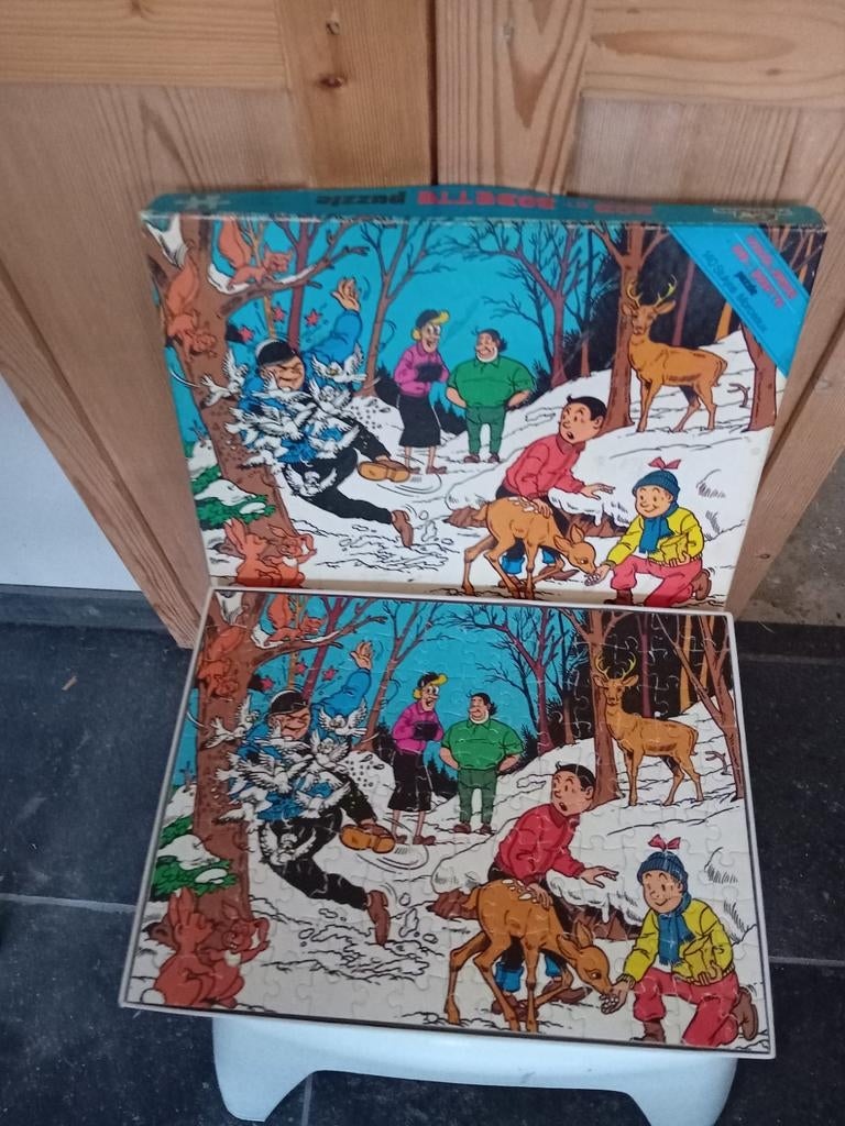 Suske en Wiske "Winter en in het bos", Ophalen, Meer dan 50 stukjes