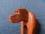 Houten gestileerde driepotige baviaan Skandinavië? jaren 70, Antiek en Kunst, Houtsnijwerk, Minder dan 20 cm, Ophalen of Verzenden