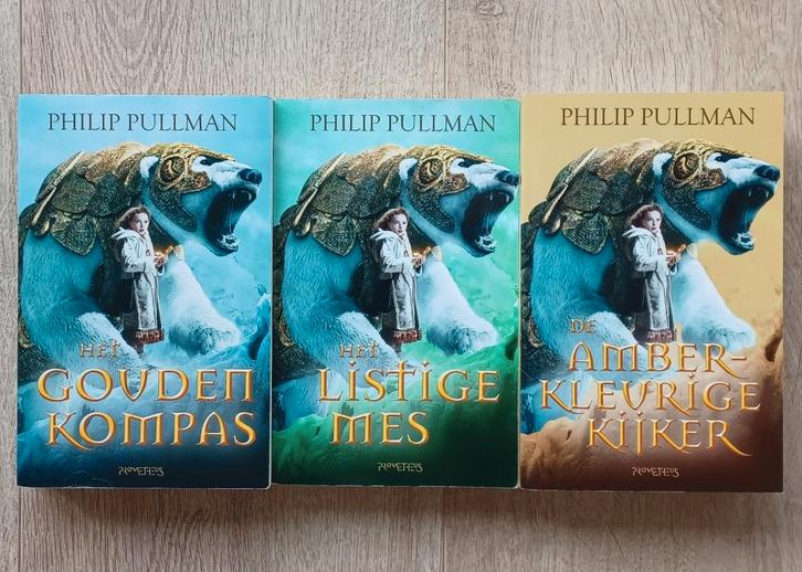 Philip Pullman - Het gouden kompas Trilogie, Boeken, Kinderboeken | Jeugd | 10 tot 12 jaar, Zo goed als nieuw, Fictie, Ophalen