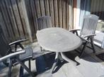 Een gebruikte tuin tafel plus drie stoelen, Boeken, Ophalen of Verzenden, Gelezen, Folder