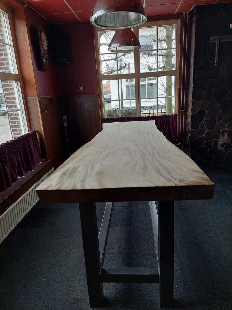 Boomstam tafel, Ophalen, 100 tot 150 cm, Teakhout, 200 cm of meer