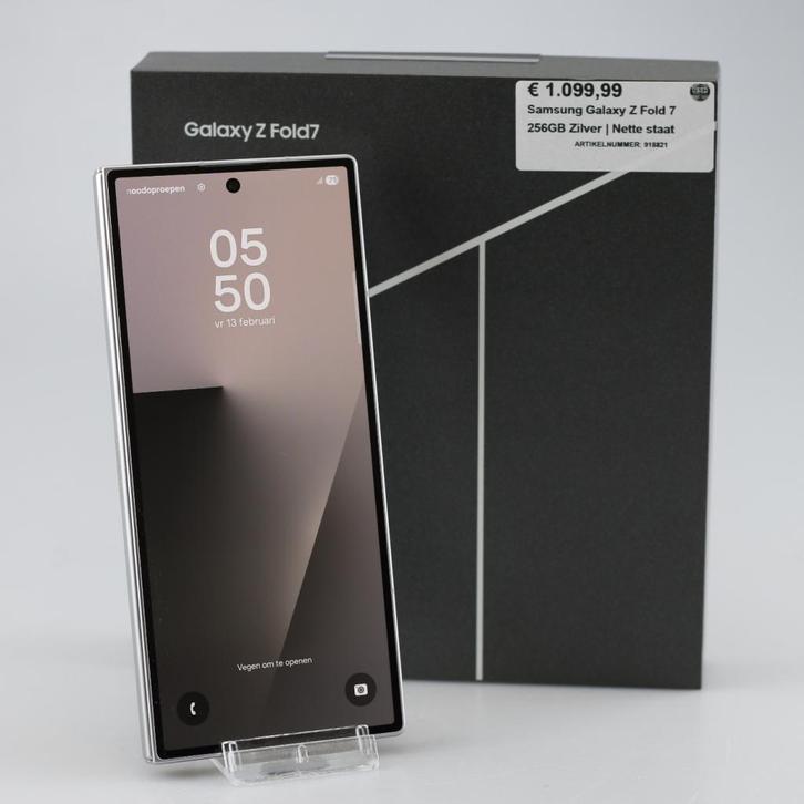 Samsung Galaxy Z Fold 7 256GB Zilver | Nette staat, Telecommunicatie, Mobiele telefoons | Samsung, Zo goed als nieuw