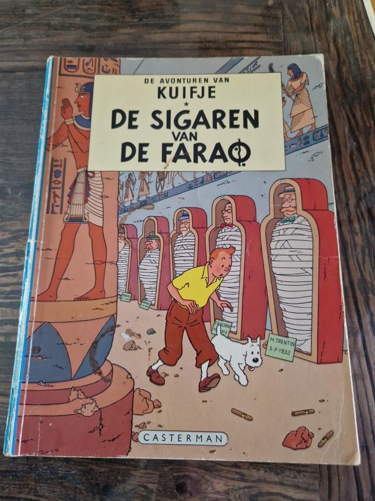 Kuifje: De Sigaren van de Farao (Casterman), Boeken, Stripboeken, Eén stripboek, Ophalen of Verzenden, Gelezen, Hergé