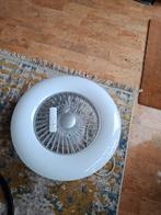 Plafondventilator met LED-verlichting en afstandsbediening, Ophalen of Verzenden, Zo goed als nieuw, Metaal, Modern, minimalistisch