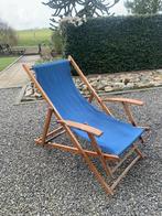 Strand ligstoel, Ophalen, Hout, Verstelbaar
