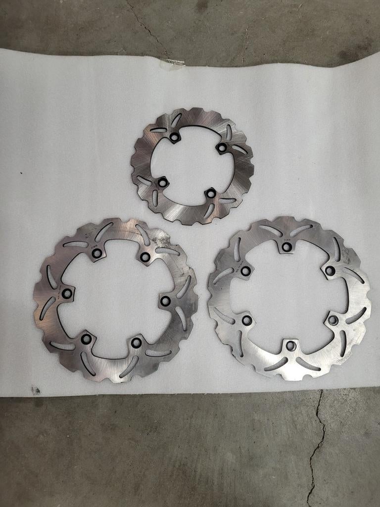 Remschijf set voor en achter, Motoren, Ophalen of Verzenden