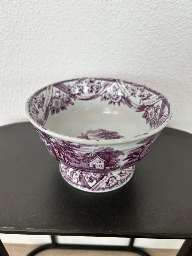 Petrus Regout kastkom ; design PACKHORSE (1877), Antiek en Kunst, Antiek | Keramiek en Aardewerk, Ophalen of Verzenden