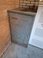 Metalen zadelkast met sleutel, Ophalen of Verzenden, Gebruikt