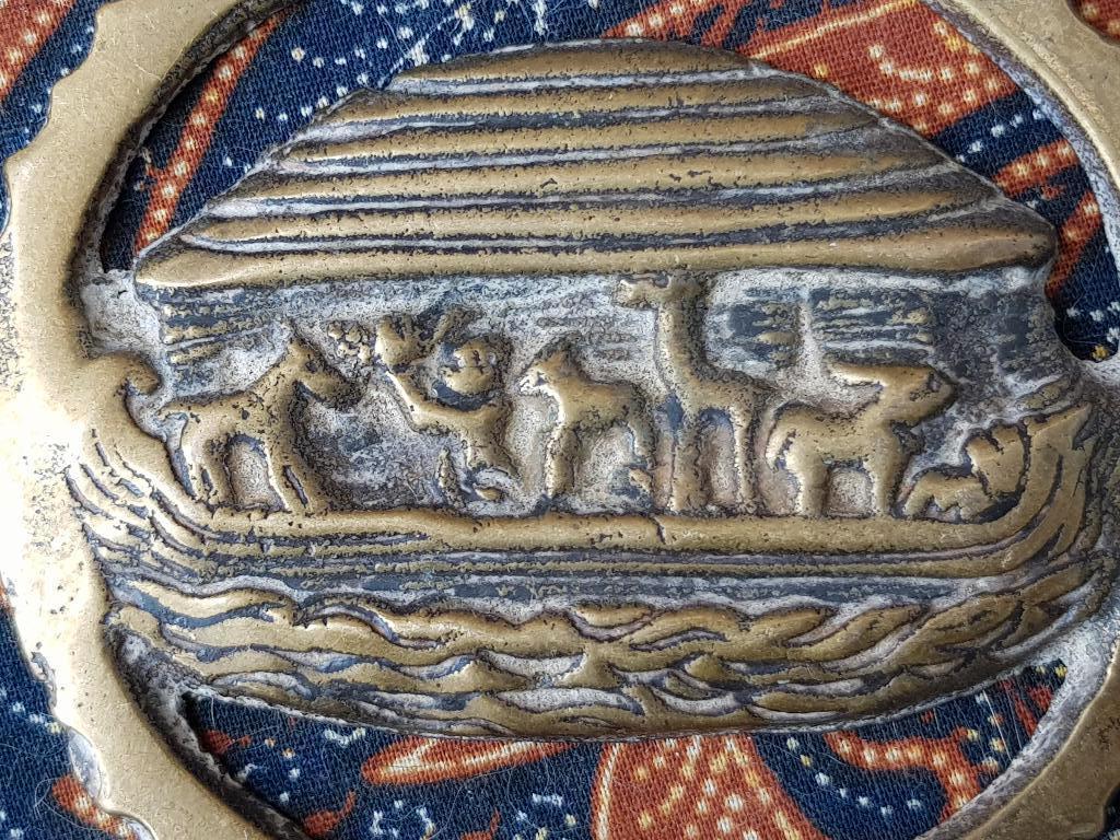 Zeldzaam antiek kleppermannetje uit Engeland ark van Noach., Antiek en Kunst, Ophalen of Verzenden, Koper