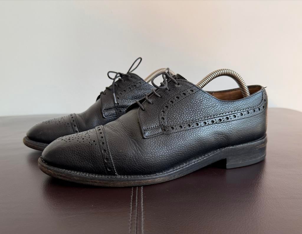 Zwarte K-shoes brogues maat 42, Kleding | Heren, Schoenen, Zwart, Ophalen of Verzenden, Gedragen, Veterschoenen
