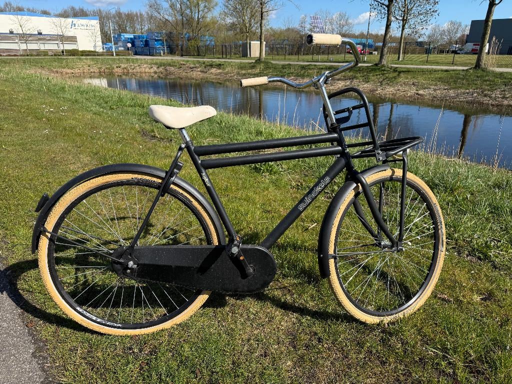 Swinckels transportfiets Jupiter Heren (zwart), Terugtraprem, Gebruikt, 56 cm of meer, Ophalen