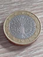 Zeldzame 1€ munt levensboom Frans 1999, Postzegels en Munten, Munten | Europa | Euromunten, Ophalen, Frankrijk, 2 euro, Losse munt