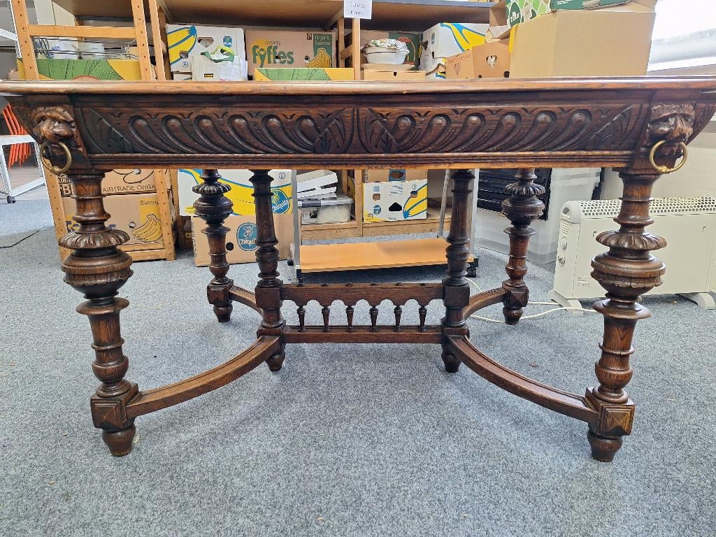 Tafel, Ophalen, Gebruikt, 100 tot 150 cm, Eikenhout