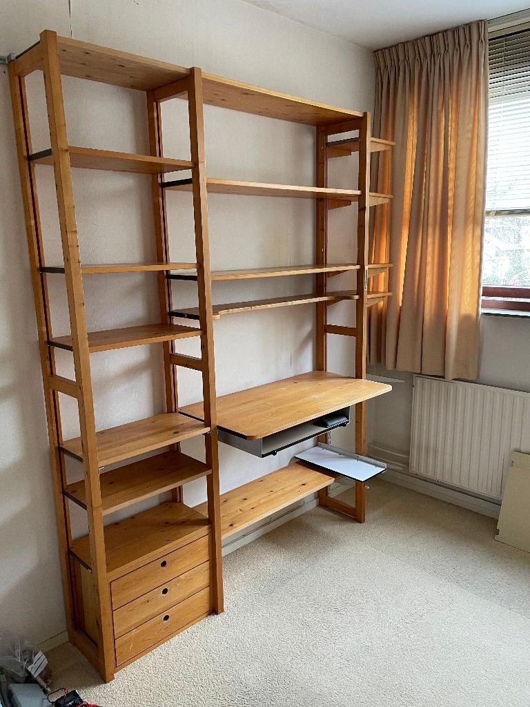 Lundia stelling / rek / boekenkast / boekenplank / bureau, Ophalen, Gebruikt