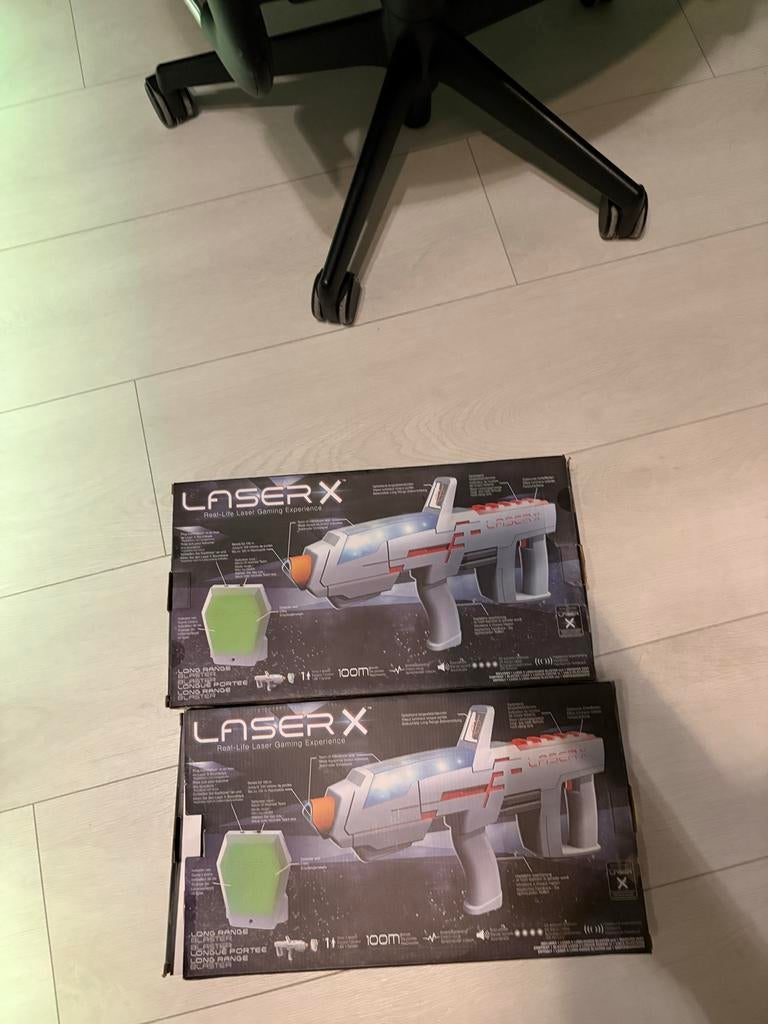 Laser X Real-Life Laser Gaming Ervaring - 2 Geweren, Ophalen of Verzenden, Zo goed als nieuw
