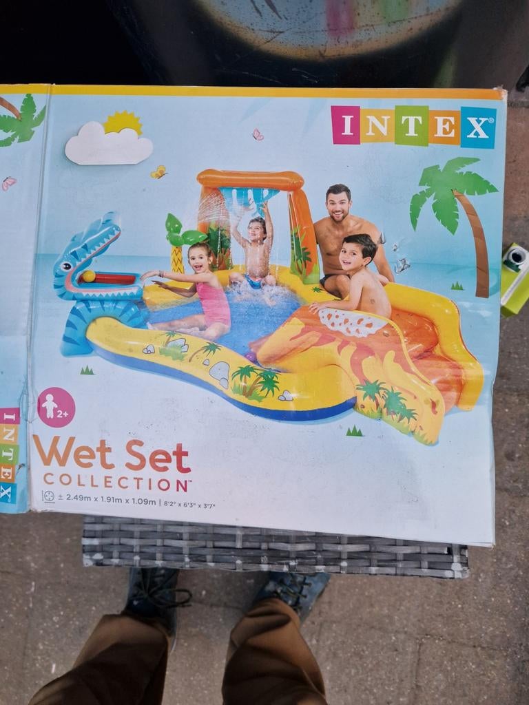 Zwembad kinderbad, Ophalen