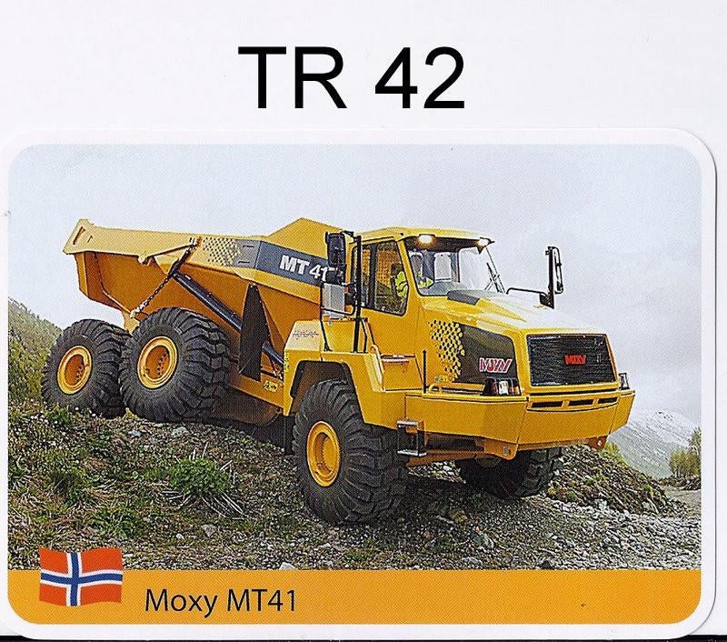 Tr42 autokaart truck moxy mt41, Ophalen of Verzenden, Zo goed als nieuw, Auto's