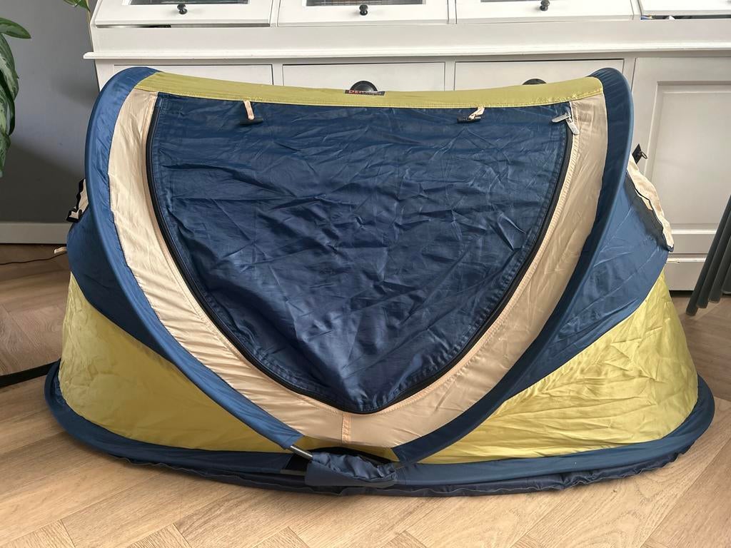 Deryan peuter tent met inflatable matras, Ophalen of Verzenden, Gebruikt, Reisbedje