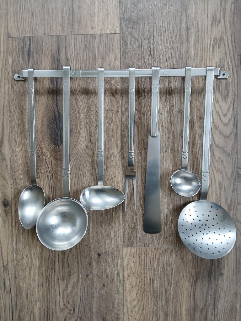 Gero roestvrijstalen lepelrek, Huis en Inrichting, Keuken | Bestek, Verzenden, Rvs of Chroom