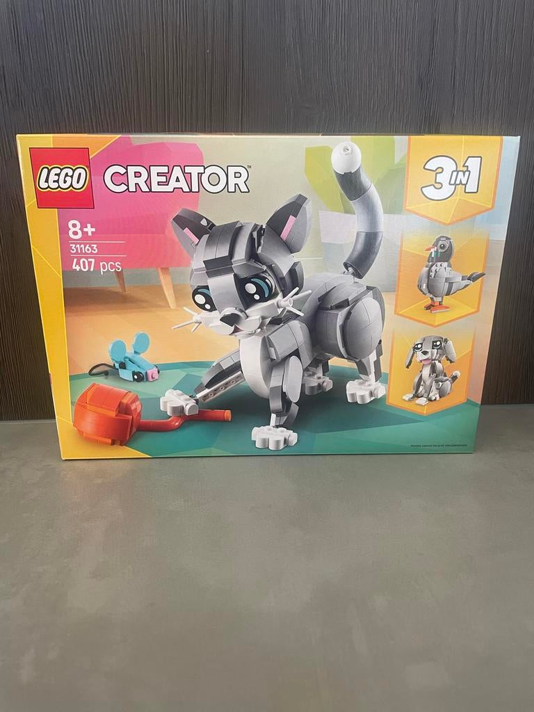 LEGO Creator 3in1 Speelse Kat (31163) - Nieuw en Ongeopend, Ophalen, Lego, Nieuw, Inclusief doos