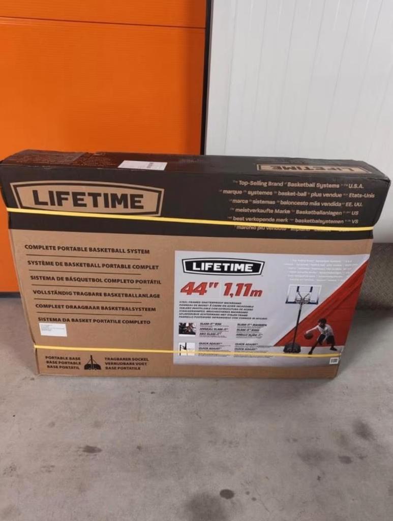 Lifetime Front Court Basketbalsysteem, Sport en Fitness, Basketbal, Ophalen, Nieuw, Ring, Bord of Paal