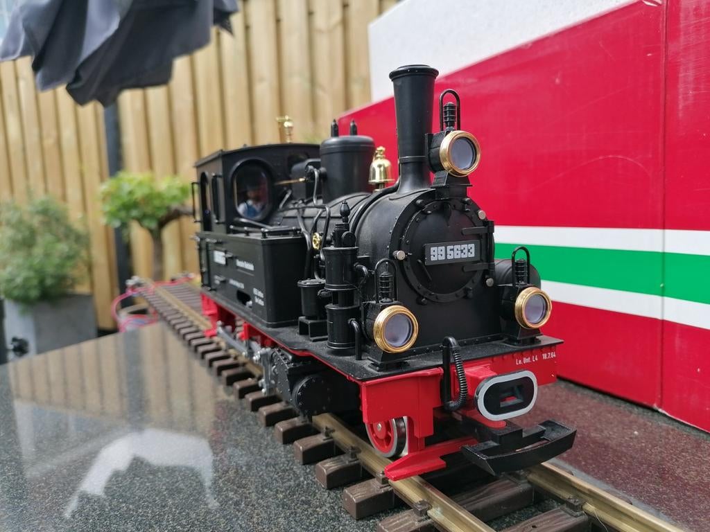 Lgb 21741 stoomlokomotief analoog/digitaal, Hobby en Vrije tijd, Modeltreinen | Overige schalen, Locomotief, Ophalen of Verzenden