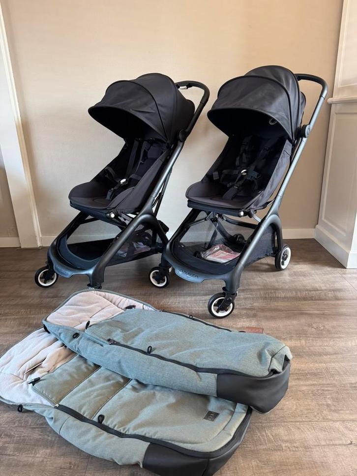 Bugaboo Butterfly || Space Black || Buggy, Kinderen en Baby's, Buggy's, Zo goed als nieuw, Voetenzak, Ophalen