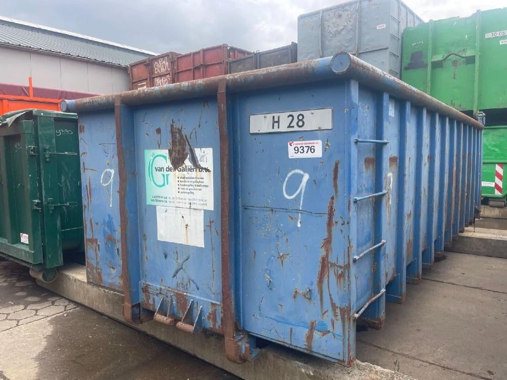 VERNOOY Afzetcontainer 9376 20m3, Zakelijke goederen, Machines en Bouw | Keten en Containers