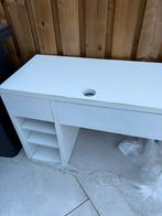 MICKE Bureau, wit, 105x50 cm, Ophalen of Verzenden, Gebruikt