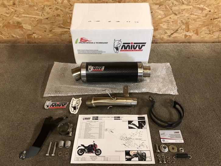 Mivv Suono uitlaat demper GSX-S1000 GSXS1000 F 2015-2020, Motoren, Onderdelen | Suzuki, Gebruikt, Verzenden