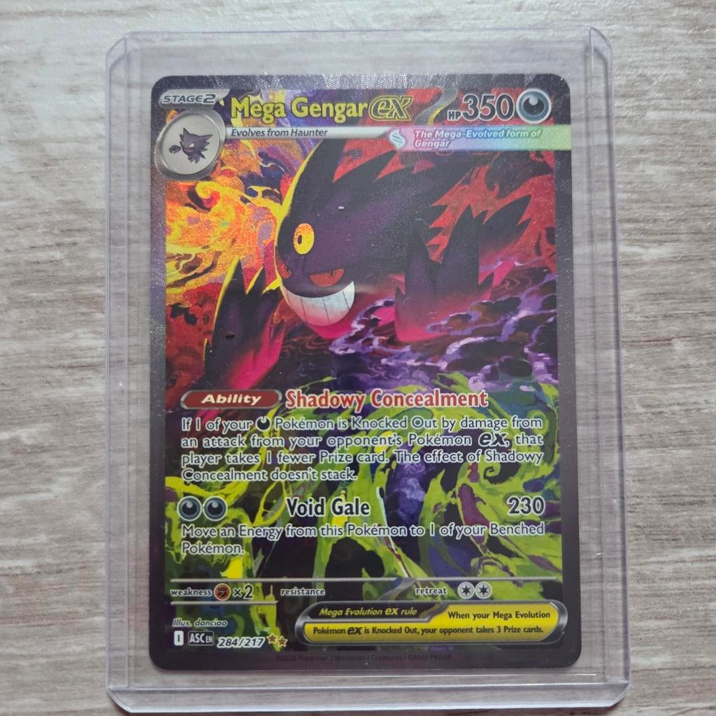 Mega Gengar EX 284 Pokémon kaart. Lees advertentie!, Ophalen, Nieuw, Foil