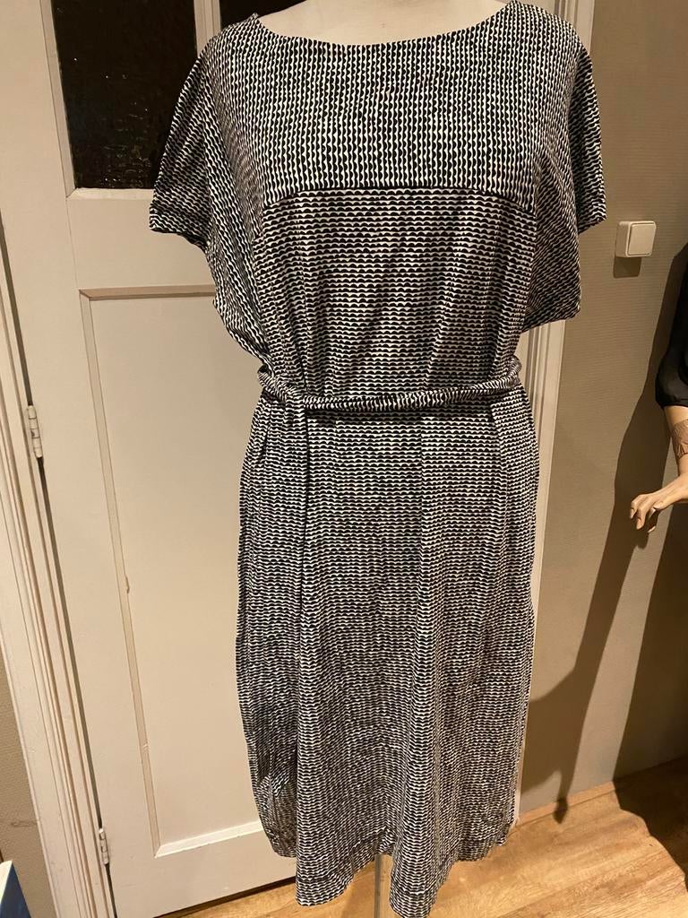 Marimekko zwart wit ruitje tuniek jurk 3XL, Kleding | Dames, Jurken, Overige kleuren, Verzenden, Maat 46/48 (XL) of groter, Gedragen