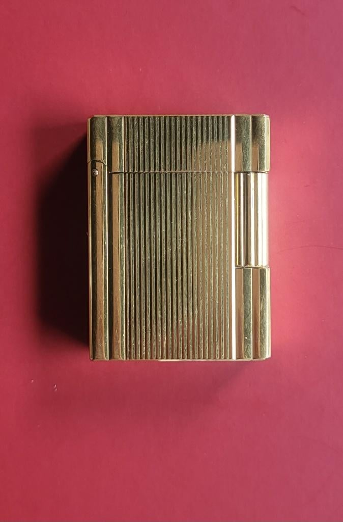 Dupont aansteker goud, Verzamelen, Rookartikelen, Aanstekers en Luciferdoosjes, Verzenden, Zo goed als nieuw, Aansteker