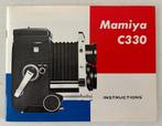 Instructieboek Fototoestel Mamiya C330, Ophalen of Verzenden, Zo goed als nieuw, Spiegelreflex, Overige Merken
