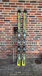 Fischer race slalomcarver 165cm incl stokken, Ophalen, 160 tot 180 cm, Ski's, Fischer